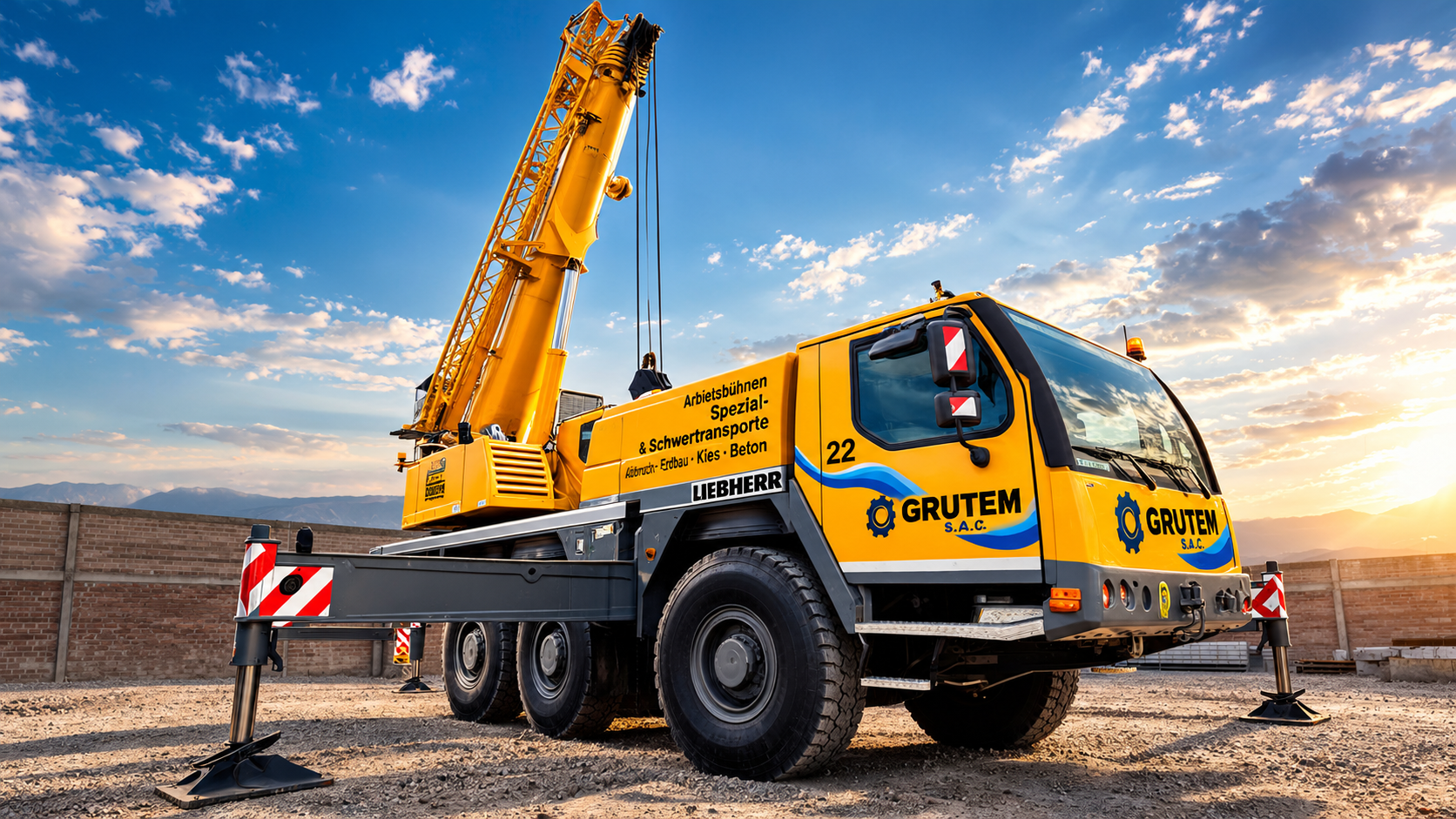 Grúa All-Terrain Liebherr (70 TN / 4 Ejes)